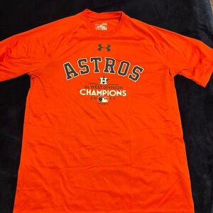 Astros 🌟 under armor championship tshirt size M